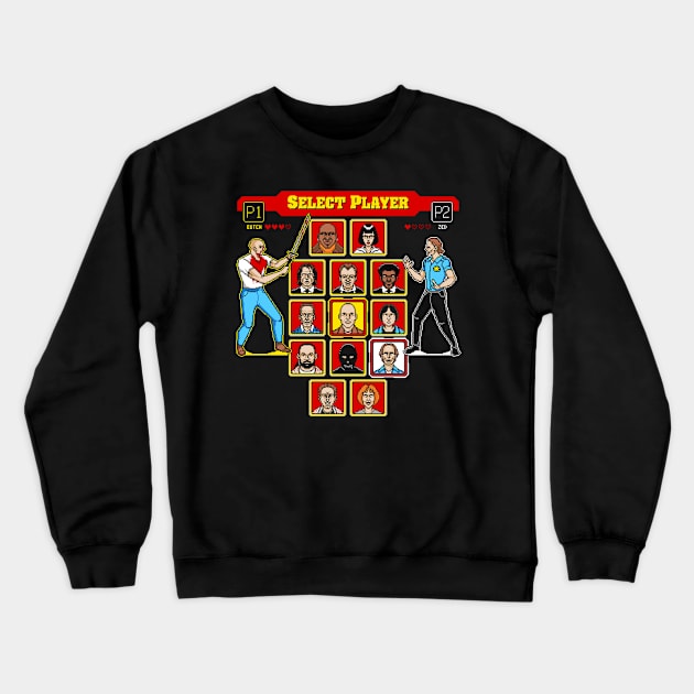 8 Bit Pulp Crewneck Sweatshirt by tomburns